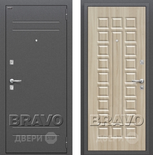 Входная металлическая Дверь Bravo Оптим Нова Шимо Светлый в Жуковский