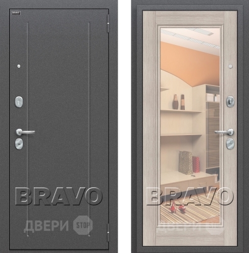 Входная металлическая Дверь Bravo Оптим Флэш Капучино в Жуковский
