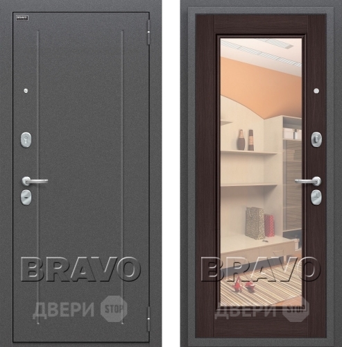 Входная металлическая Дверь Bravo Оптим Флэш Венге в Жуковский