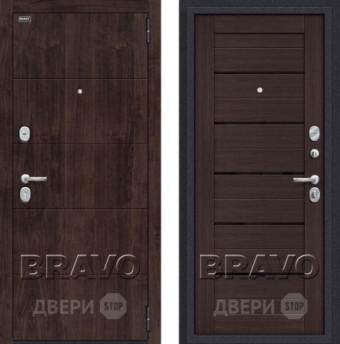 Входная металлическая Дверь Bravo Оптим Прайм Венге в Жуковский
