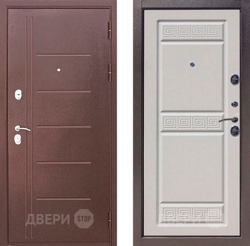 Входная металлическая Дверь Цитадель Троя 10см Антик Белый ясень в Жуковский