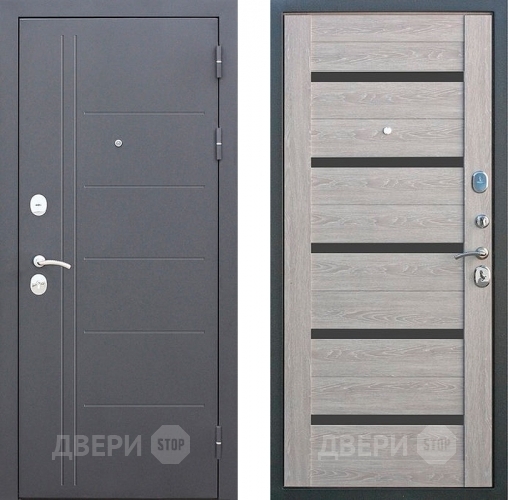 Входная металлическая Дверь Цитадель Троя 10см Серебро Дымчатый дуб в Жуковский