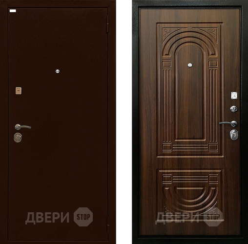 Входная металлическая Дверь Ратибор Оптима 3К Орех бренди в Жуковский
