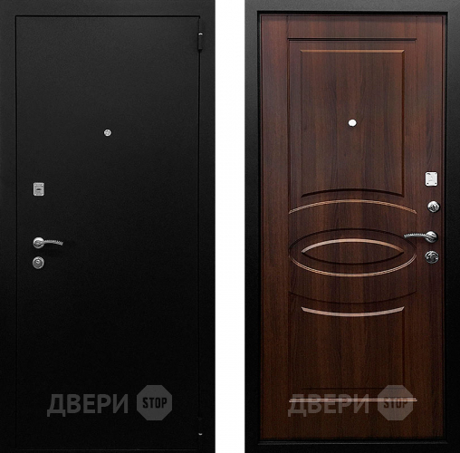 Входная металлическая Дверь Ратибор Классик 3К Орех бренди в Жуковский