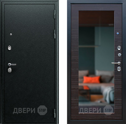 Входная металлическая Дверь Йошкар Next-1 с зеркалом Венге поперечный в Жуковский