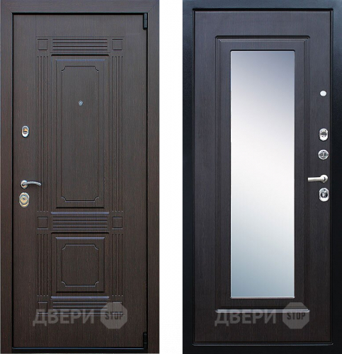 Входная металлическая Дверь Йошкар Викинг с зеркалом Венге в Жуковский