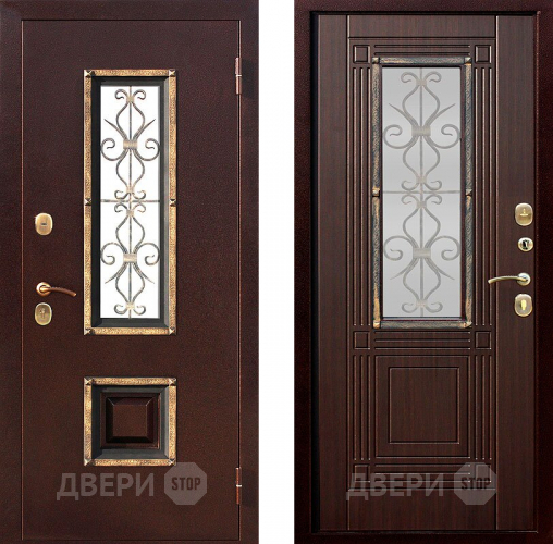 Входная металлическая Дверь Цитадель Венеция Венге в Жуковский