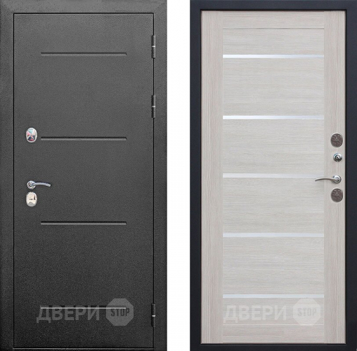 Входная металлическая Дверь Isoterma Серебро/Лиственница беж в Жуковский
