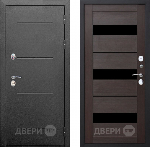 Дверь Цитадель Isoterma Серебро/Тёмный кипарис  в Жуковский