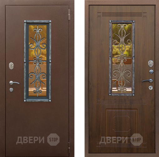 Входная металлическая Дверь Снедо Плющ Винорит  Грецкий орех  в Жуковский