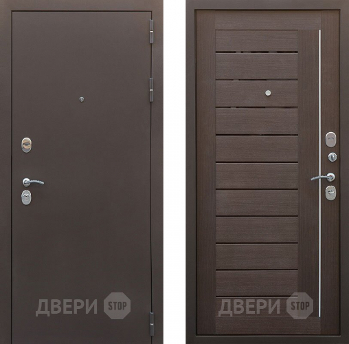 Входная металлическая Дверь Снедо Бордо 3К Темный орех  в Жуковский