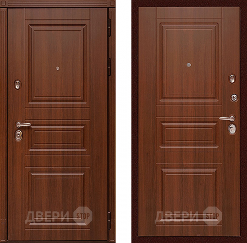 Входная металлическая Дверь Сударь МД-25 Орех бренди в Жуковский