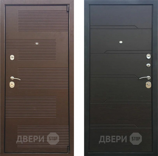Входная металлическая Дверь Шелтер (SHELTER) Лайн Венге  в Жуковский