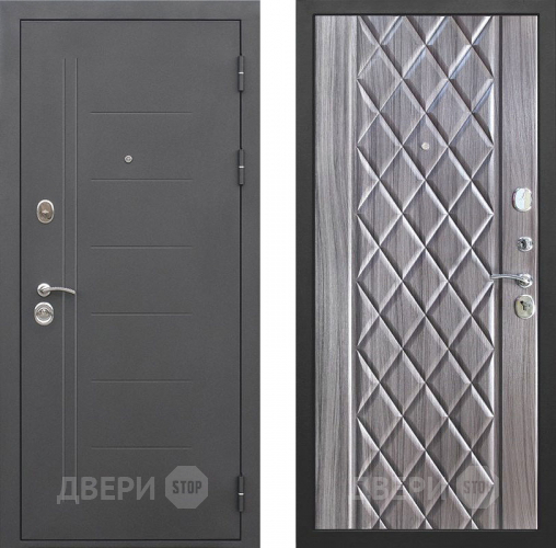 Входная металлическая Дверь Цитадель Троя 10см Муар Палисандр Темный  в Жуковский