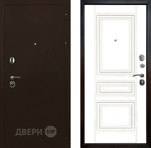 Входная металлическая Дверь Ратибор Троя 3К Белый матовый в Жуковский