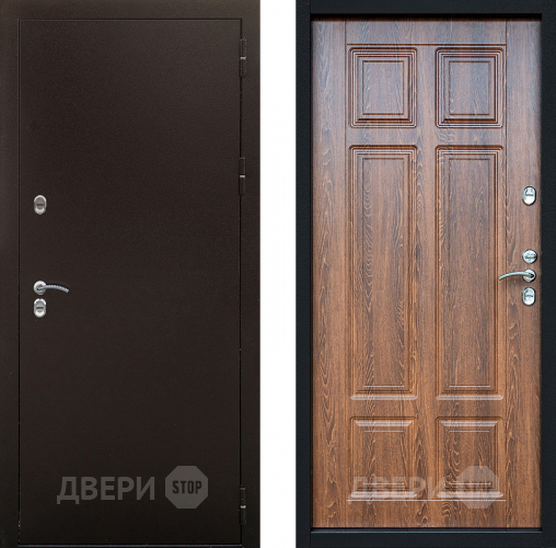 Входная металлическая Дверь Сибирь Термо Дуб филадельфия коньяк в Жуковский