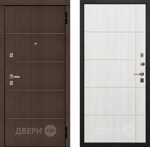 Входная металлическая Дверь Сударь МД-10 Белый ясень в Жуковский
