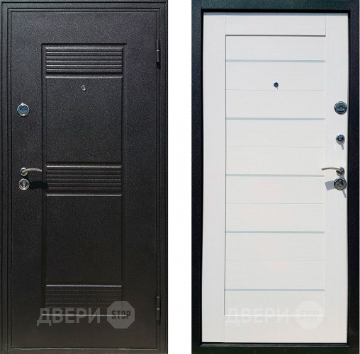 Входная металлическая Дверь в квартиру СТОП 7Х Белёный дуб в Жуковский