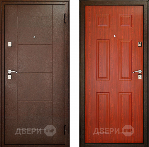 Входная металлическая Дверь Форпост Модель 73 Орех в Жуковский