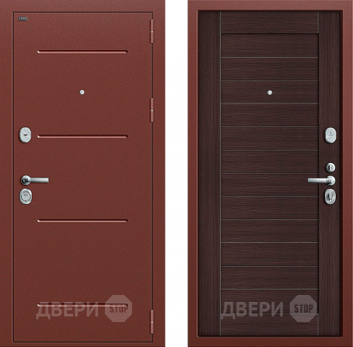 Входная металлическая Дверь Groff Т2-221 Wenge Veralinga в Жуковский