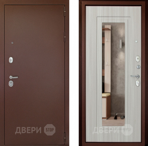 Дверь (Дверной Континент) Гарант - 1 Зеркало Сандал белый в Жуковский