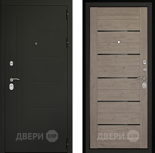 Входная металлическая Дверь (Дверной Континент) Сити - С3К Лиственница серая в Жуковский