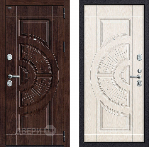 Входная металлическая Дверь Groff P3-312 Темная вишня/ Беленый дуб в Жуковский
