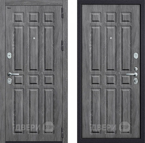 Входная металлическая Дверь Groff P3-315 Серый Дуб в Жуковский
