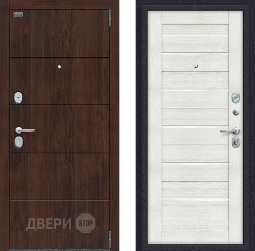 Входная металлическая Дверь Bravo Оптим Прайм Bianco Veralinga в Жуковский