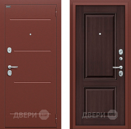Входная металлическая Дверь Bravo Оптим Стиль Wenge Veralinga в Жуковский