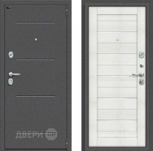 Входная металлическая Дверь Bravo Порта S-2 104/П22  Bianco Veralinga в Жуковский