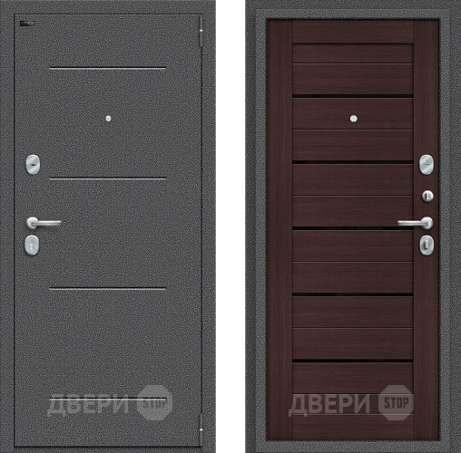 Входная металлическая Дверь Bravo Порта S-2 104/П22 Wenge Veralinga в Жуковский