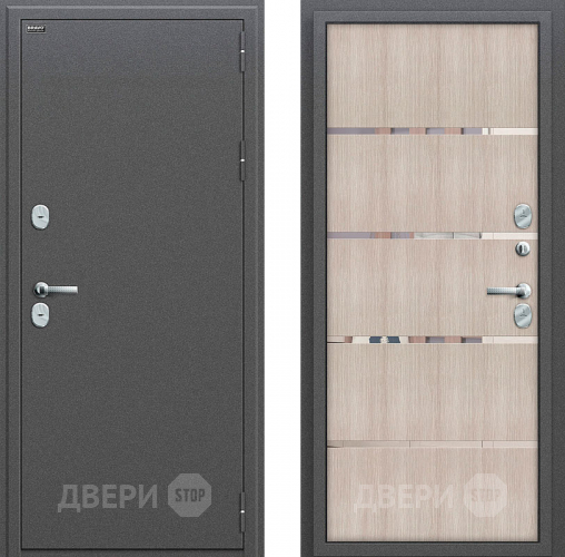 Входная металлическая Дверь Bravo Оптим Термо 204 Cappuccino Veralinga в Жуковский