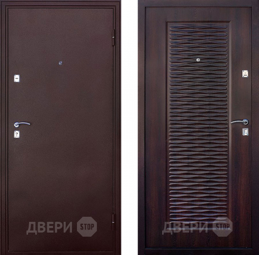 Входная металлическая Дверь СТОП Волна Мореный дуб в Жуковский