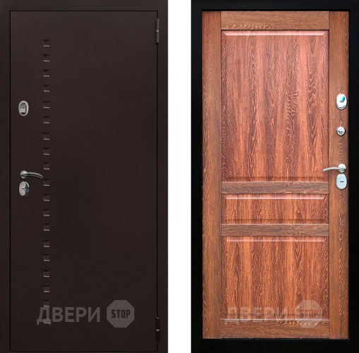 Входная металлическая Дверь Престиж Термо Классик Дуб коньяк в Жуковский