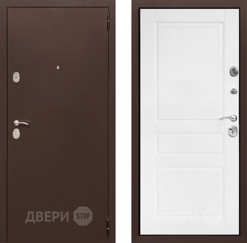 Входная металлическая Дверь Престиж Трио Белый матовый в Жуковский