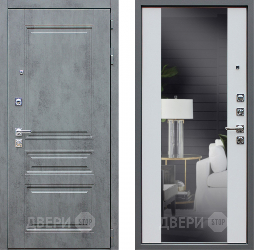 Входная металлическая Дверь АСД Лира с зеркалом  в Жуковский