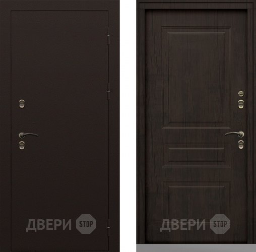 Входная металлическая Дверь Сибирь Термо-Стандарт тиковое дерево в Жуковский