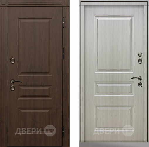 Входная металлическая Дверь Сибирь Термо-Премиум лиственница белая в Жуковский
