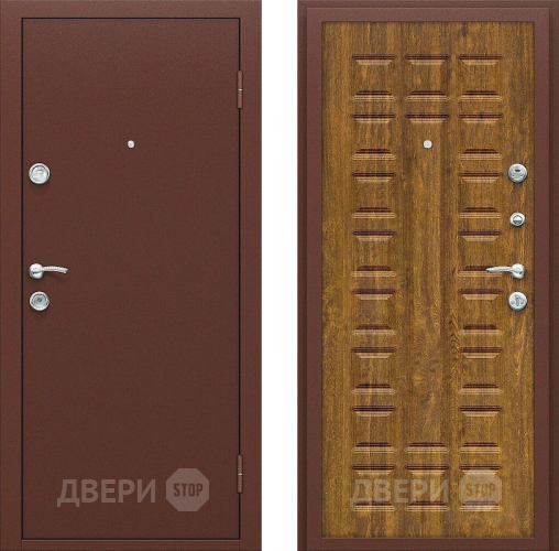Входная металлическая Дверь СТОП ЭКО-2 Дуб Золотистый в Жуковский
