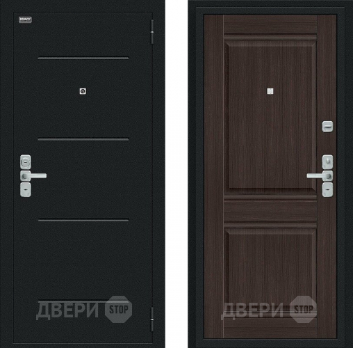 Дверь Bravo Нео Букле черное/Wenge Veralinga в Жуковский