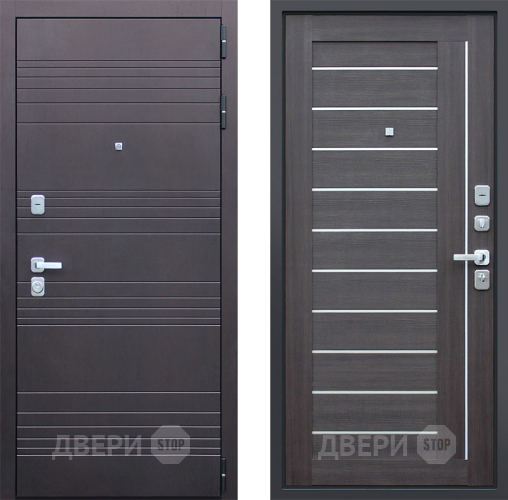 Входная металлическая Дверь Йошкар Дуэт Орех рифленый в Жуковский