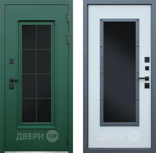 Входная металлическая Дверь Йошкар Терморазрыв Олимп с окном и английской решеткой в Жуковский