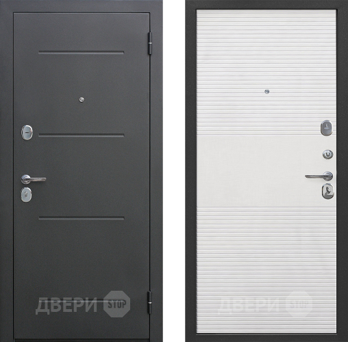 Входная металлическая Дверь Цитадель Гарда 7,5 см Серебро Белый Ясень в Жуковский