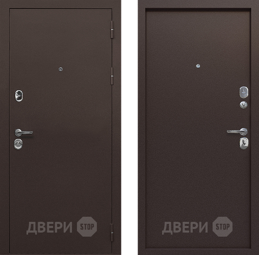 Входная металлическая Дверь Цитадель 9см Медный антик Металл/Металл в Жуковский