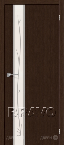 Межкомнатная дверь Глейс-1 Twig (3D Wenge) в Жуковский