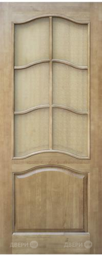 Межкомнатная дверь 7-ПО светлый лак в Жуковский