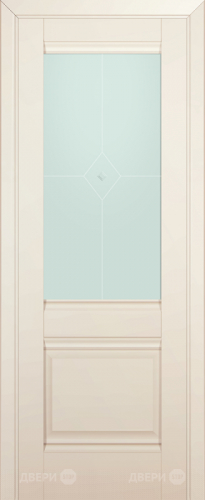 Межкомнатная дверь ProfilDoors 2U магнолия-сатинат (матовое) в Жуковский