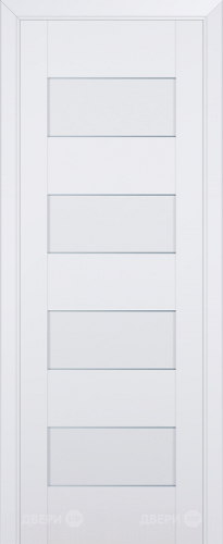 Межкомнатная дверь ProfilDoors 45U аляска частично остекленная (графит) в Жуковский