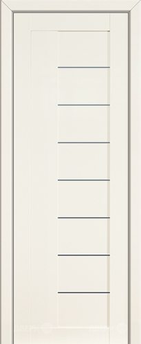 Межкомнатная дверь ProfilDoors 17L магнолия люкс (графит) в Жуковский